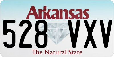 AR license plate 528VXV
