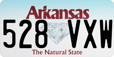 AR license plate 528VXW