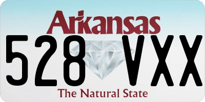 AR license plate 528VXX