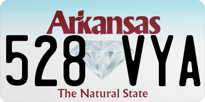 AR license plate 528VYA