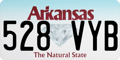 AR license plate 528VYB