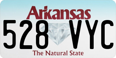 AR license plate 528VYC