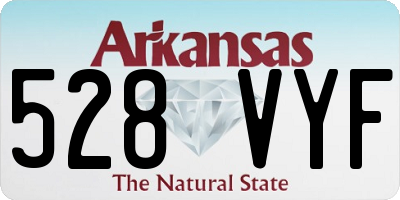 AR license plate 528VYF