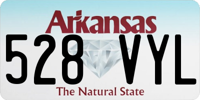AR license plate 528VYL