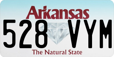 AR license plate 528VYM