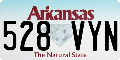 AR license plate 528VYN