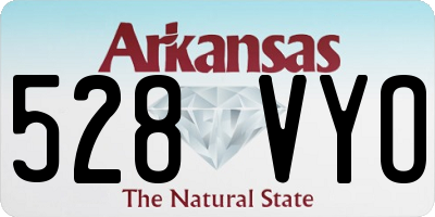 AR license plate 528VYO
