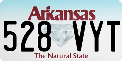 AR license plate 528VYT