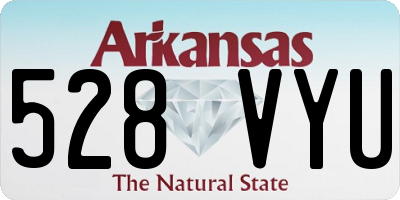 AR license plate 528VYU