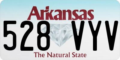 AR license plate 528VYV