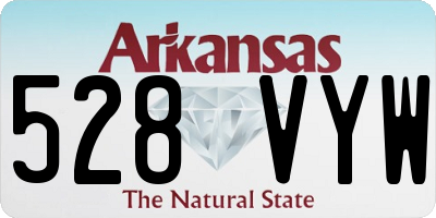 AR license plate 528VYW