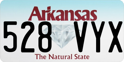 AR license plate 528VYX