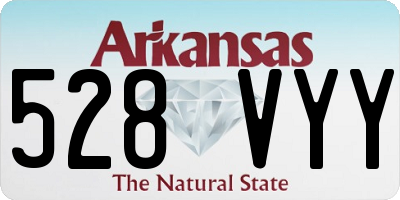 AR license plate 528VYY