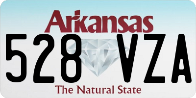 AR license plate 528VZA