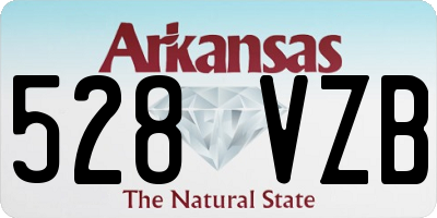 AR license plate 528VZB