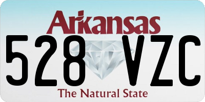 AR license plate 528VZC