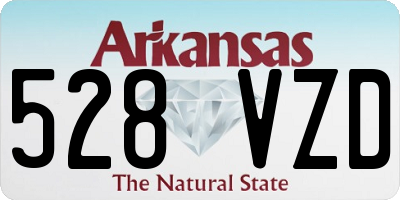 AR license plate 528VZD