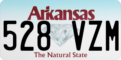 AR license plate 528VZM
