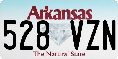 AR license plate 528VZN