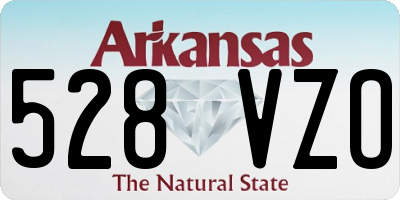 AR license plate 528VZO