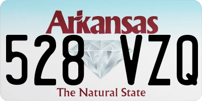 AR license plate 528VZQ