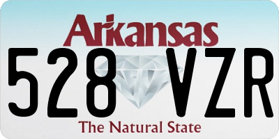 AR license plate 528VZR