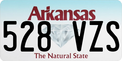 AR license plate 528VZS