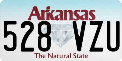 AR license plate 528VZU