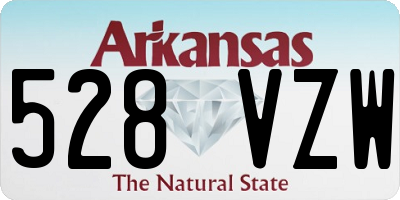 AR license plate 528VZW