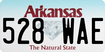 AR license plate 528WAE
