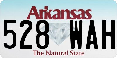 AR license plate 528WAH