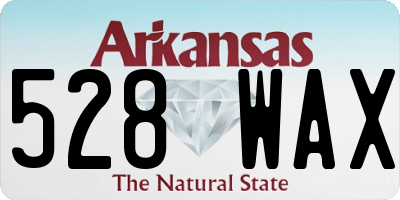AR license plate 528WAX