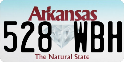 AR license plate 528WBH