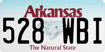 AR license plate 528WBI