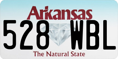 AR license plate 528WBL