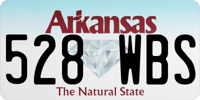 AR license plate 528WBS