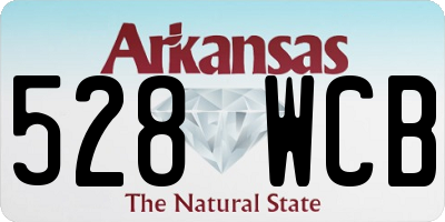 AR license plate 528WCB