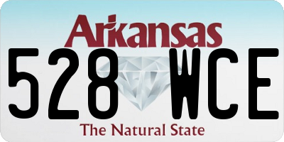 AR license plate 528WCE
