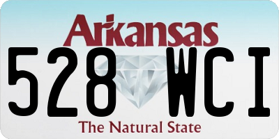 AR license plate 528WCI
