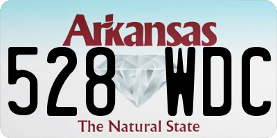AR license plate 528WDC