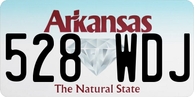 AR license plate 528WDJ