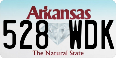 AR license plate 528WDK