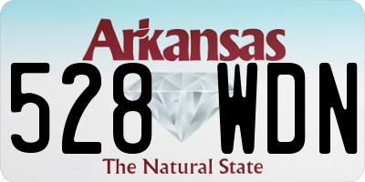 AR license plate 528WDN