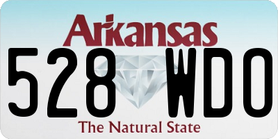 AR license plate 528WDO