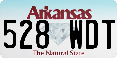 AR license plate 528WDT