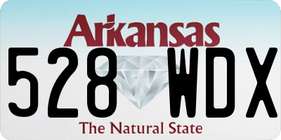 AR license plate 528WDX