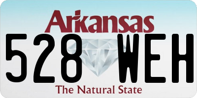 AR license plate 528WEH