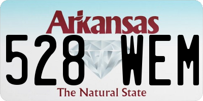 AR license plate 528WEM