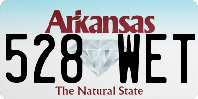 AR license plate 528WET