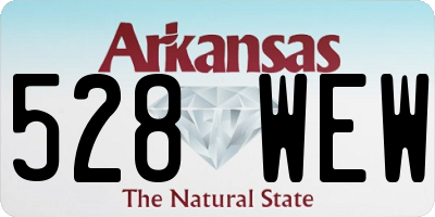 AR license plate 528WEW